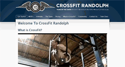 Desktop Screenshot of crossfitrandolph.com